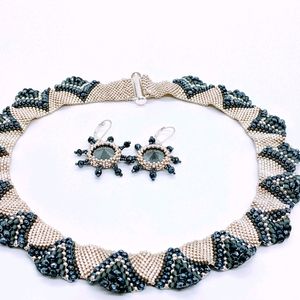 Handcrafted Beaded Necklace Set